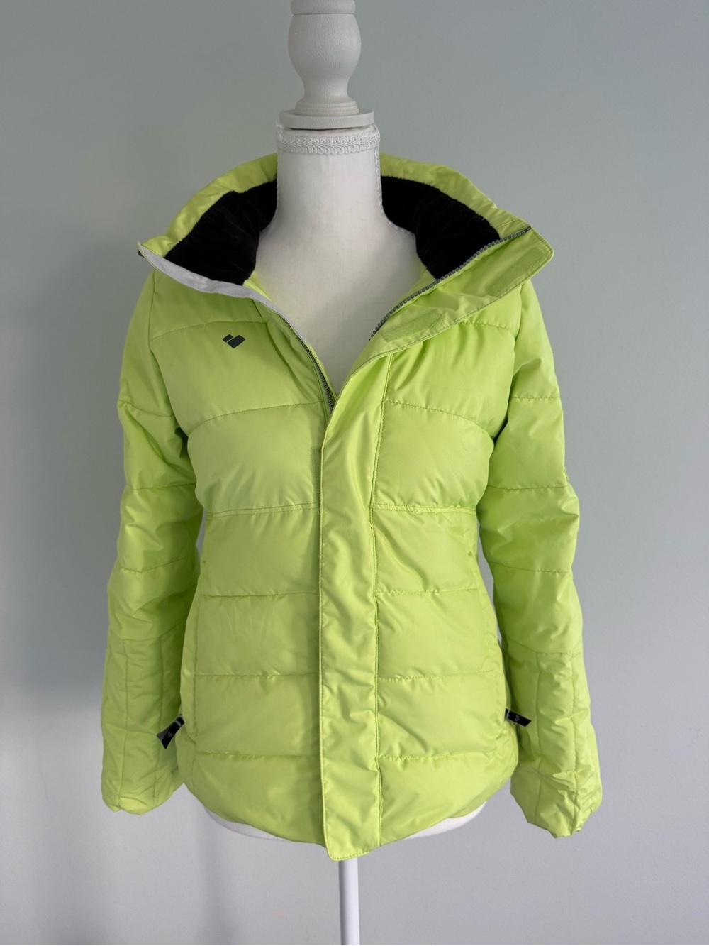 Obermeyer Girls Meghan Ski Jacket, Insulated, Neon Lime, Teen 10-12